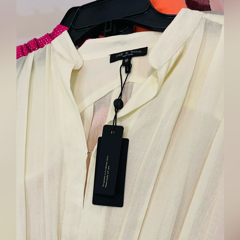 Rag & Bone Cream dress size XS new with tag - Picture 2 of 6
